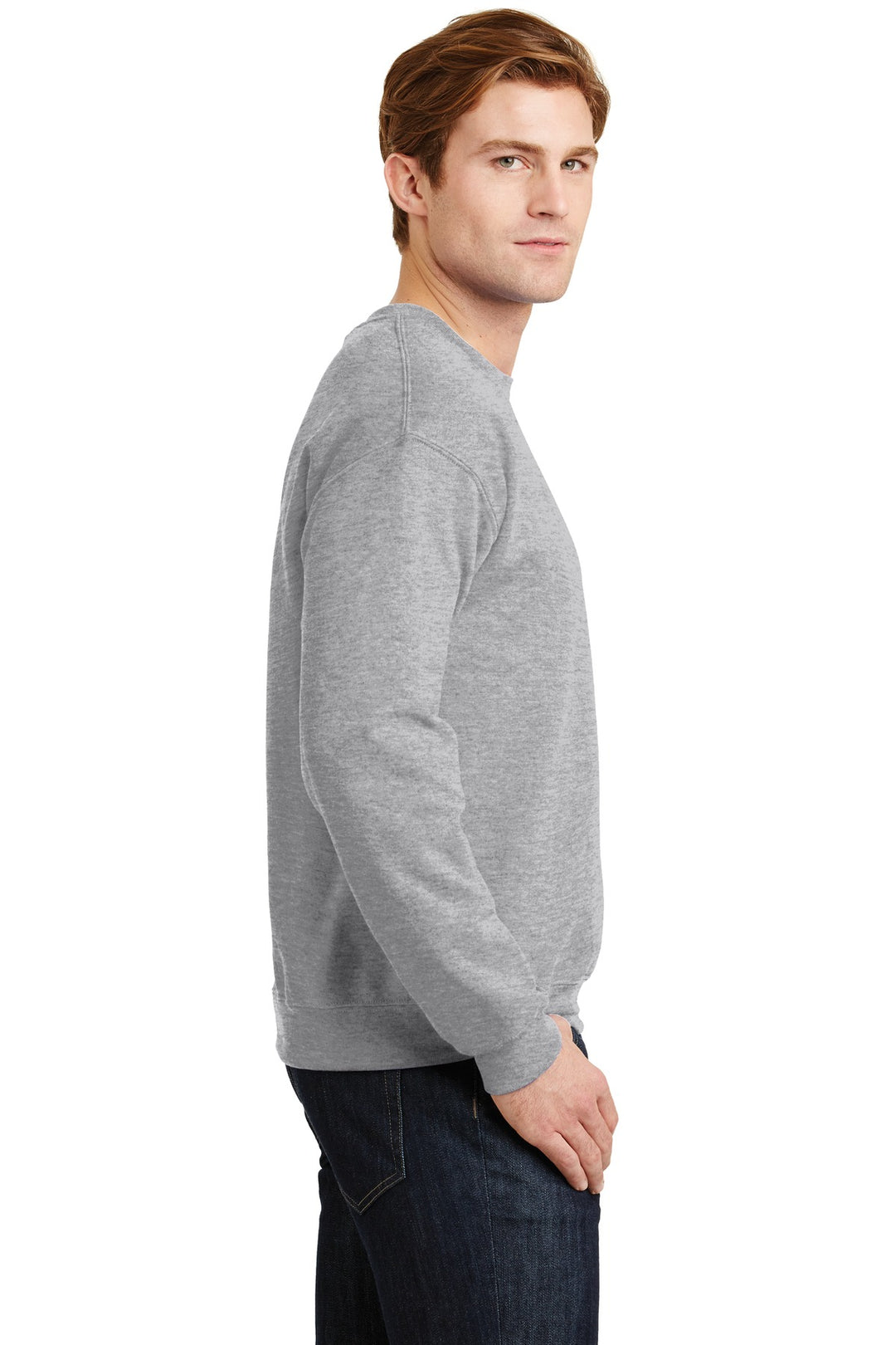 Sport Grey Gildan Heavy Blend Crewneck Sweatshirt. 18000