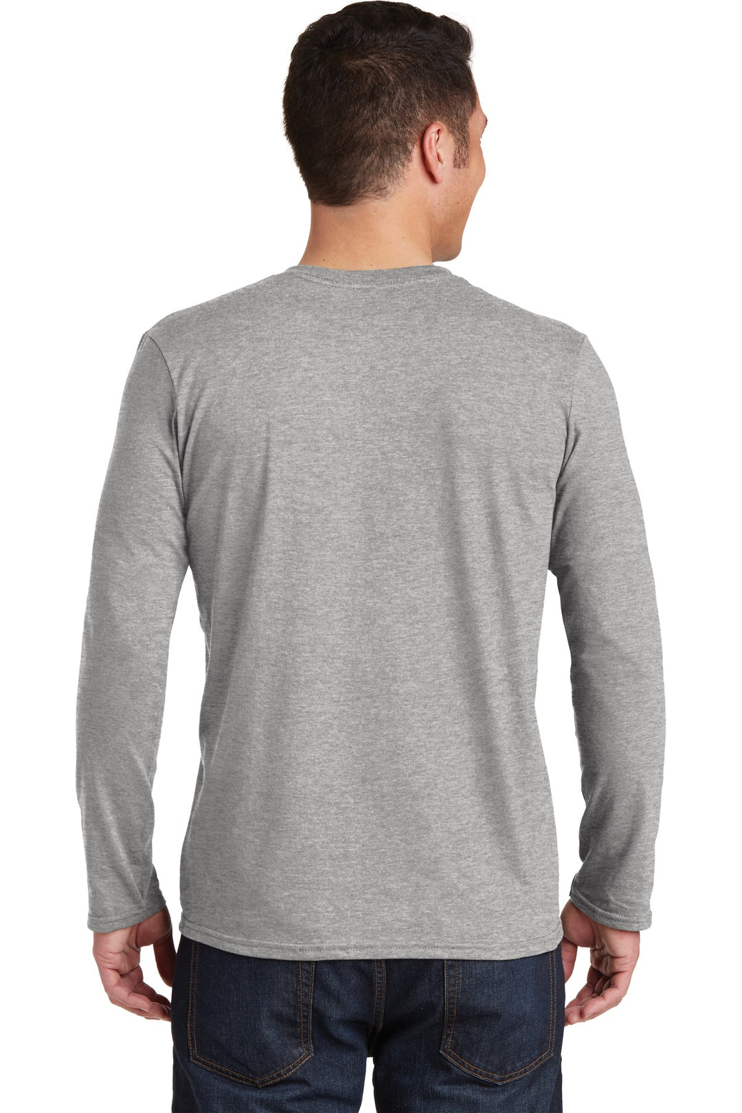 Sport Grey Gildan Softstyle Long Sleeve T-Shirt. 64400