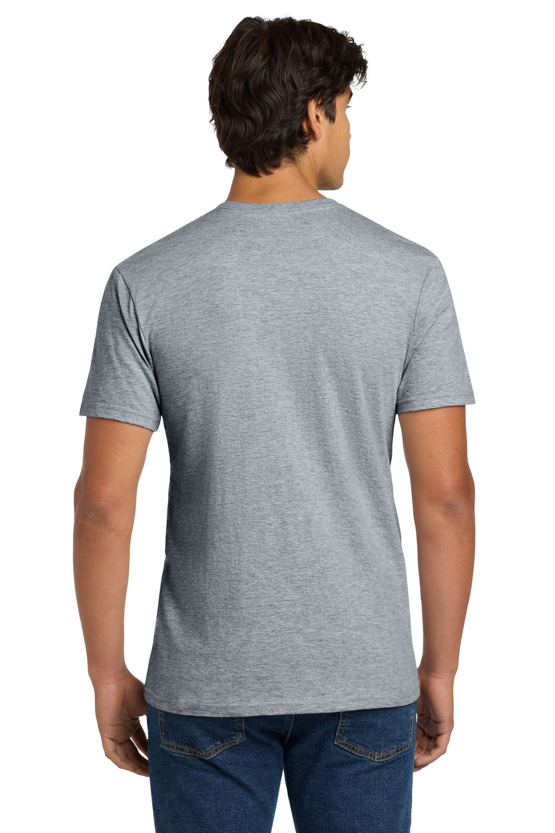 Sport Grey Gildan Softstyle V-Neck T-Shirt. 64V00