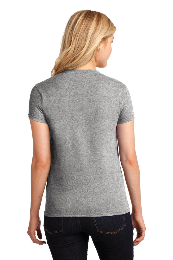 Sport Grey Gildan Women's Heavy Cotton 100% Cotton T-Shirt. 5000L