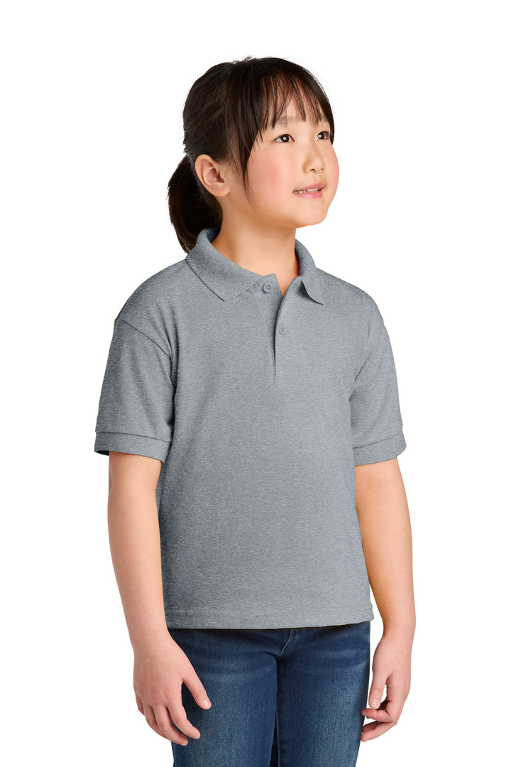Sport Grey Gildan Youth DryBlend 6-Ounce Jersey Knit Sport Shirt. 8800B