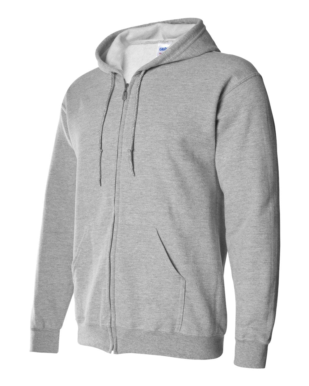 Sport Grey Heavy Blend™ Full-Zip Hooded Sweatshirt - 18600