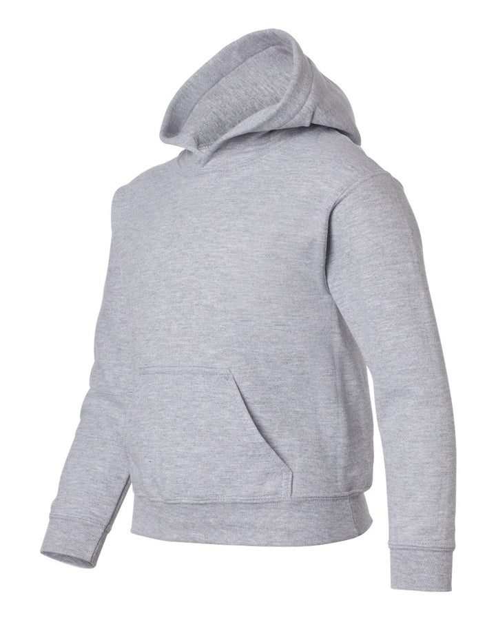 Sport Grey Heavy Blend™ Youth Hooded Sweatshirt - 18500B