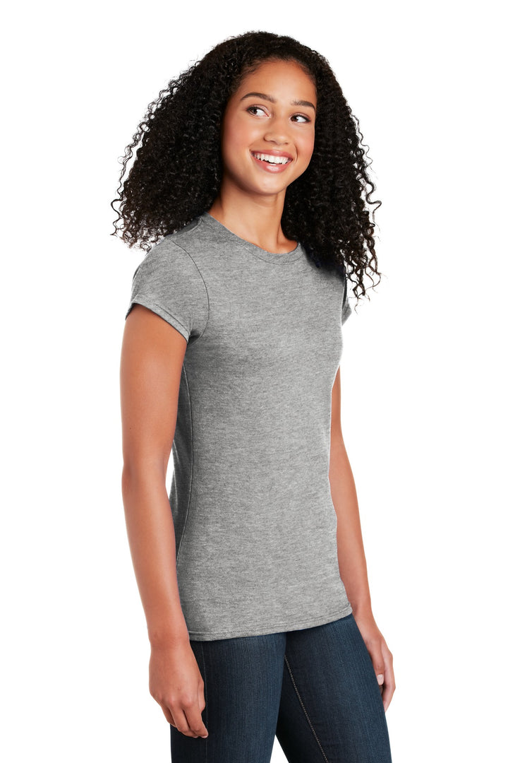 Sports Grey Gildan Softstyle Women's T-Shirt. 64000L
