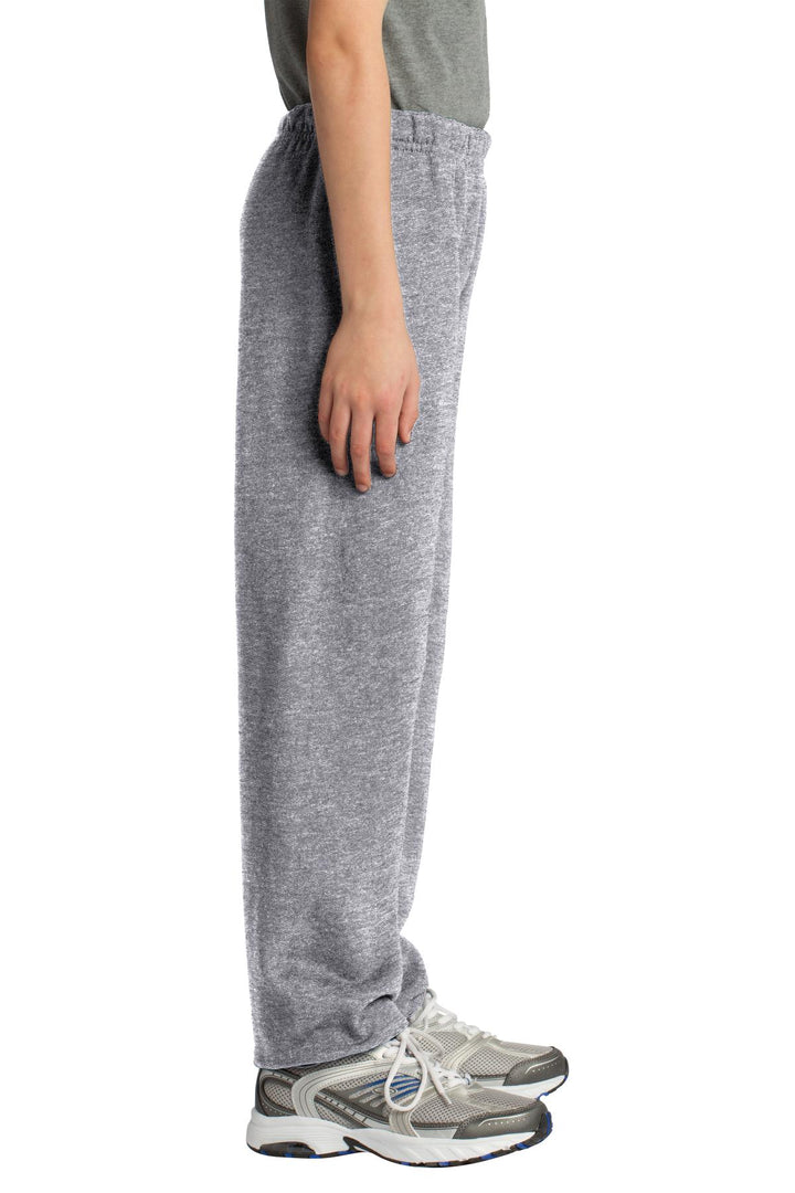 Sports Grey Gildan Youth Heavy Blend Sweatpant. 18200B