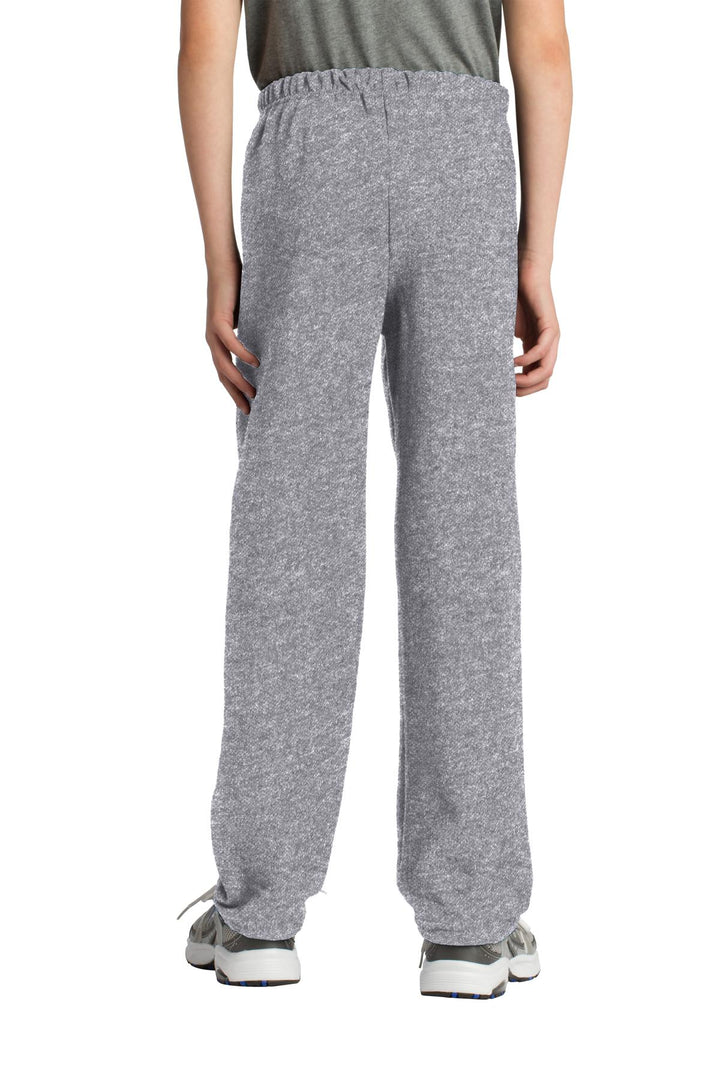 Sports Grey Gildan Youth Heavy Blend Sweatpant. 18200B