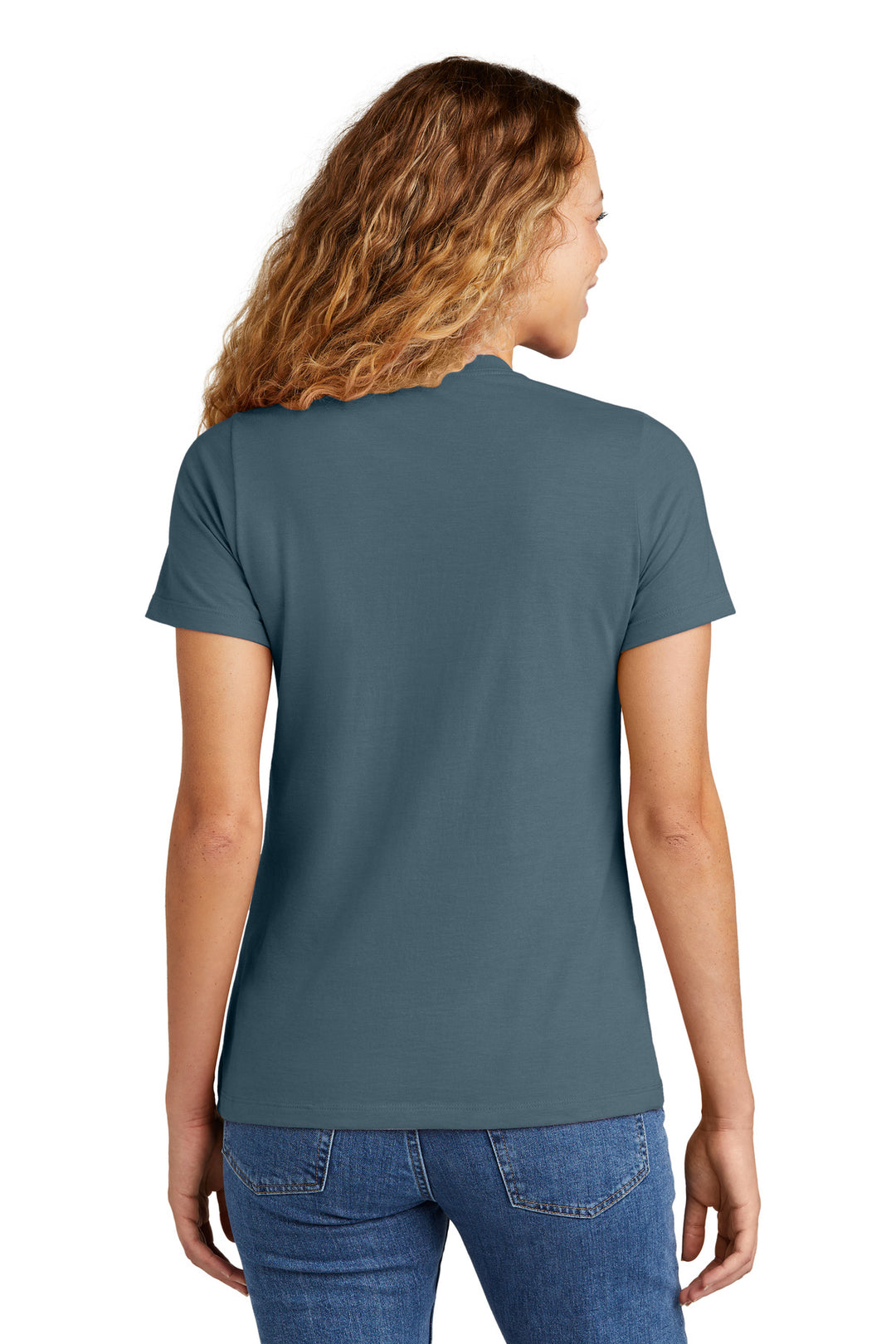 SteelBlue Gildan Softstyle Women's CVC T-Shirt 64001LCVC