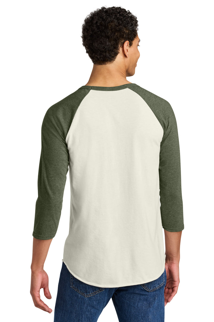 SwCrH/MlGH Jerzees Unisex Premium Blend Combed Ring Spun 3/4-Sleeve Raglan 560R