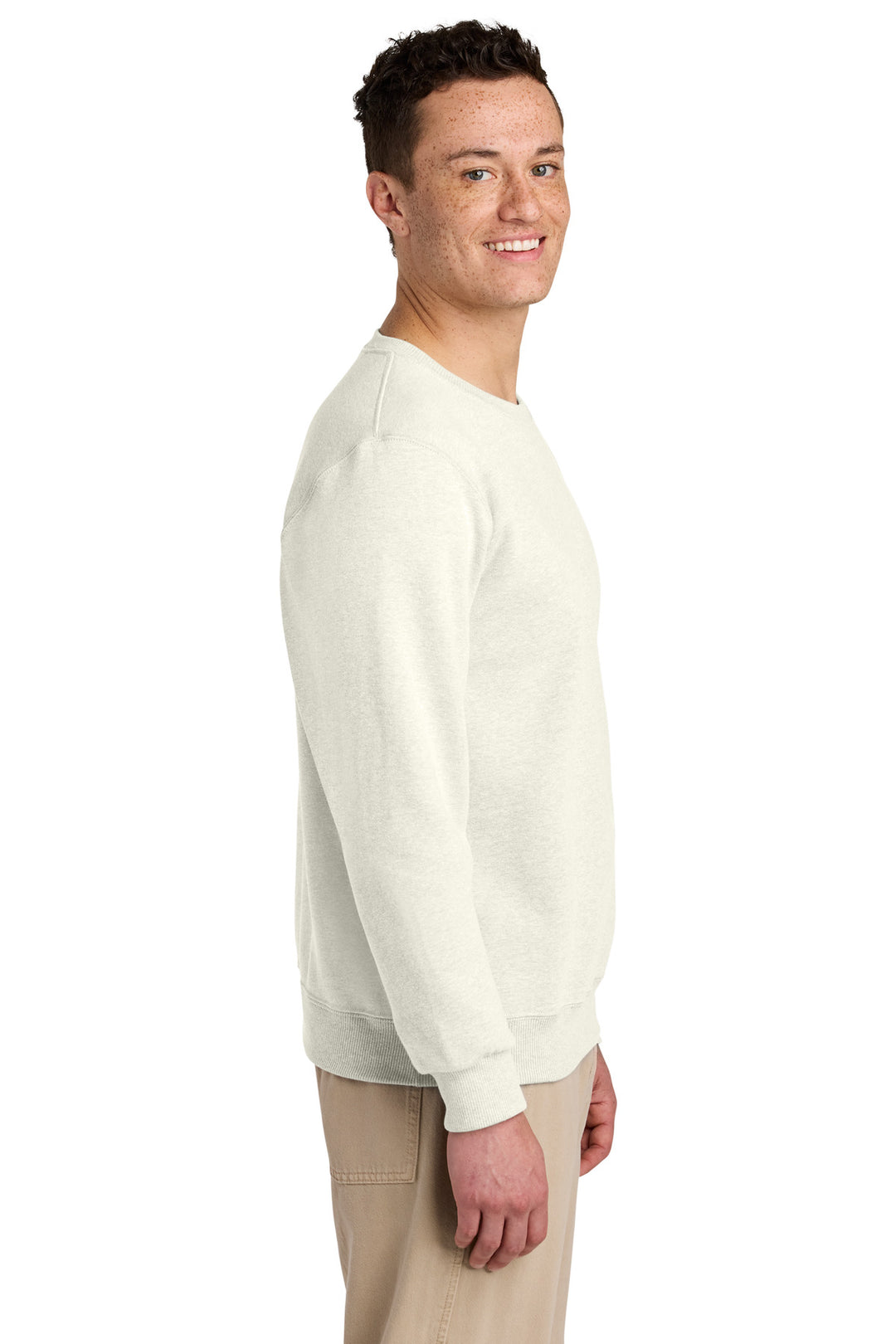 SwtCrmHthr Jerzees Eco Premium Blend Crewneck Sweatshirt 701M