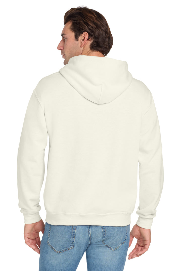 SwtCrmHthr Jerzees NuBlend Pullover Hooded Sweatshirt. 996M