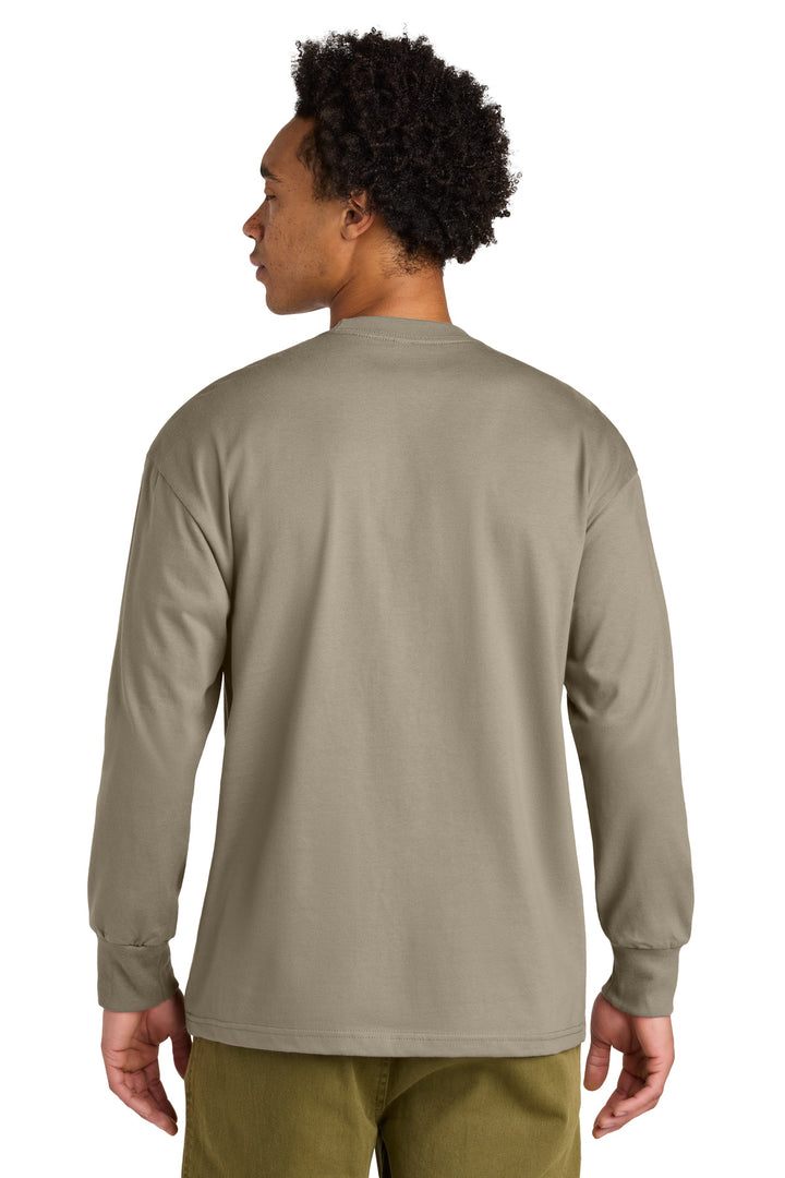 Tan Next Level Apparel Heavyweight Long Sleeve Tee NL7211