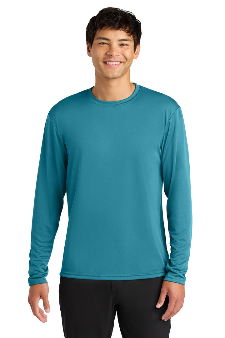 Teal A4 Cooling Performance Long Sleeve Tee A4N3165