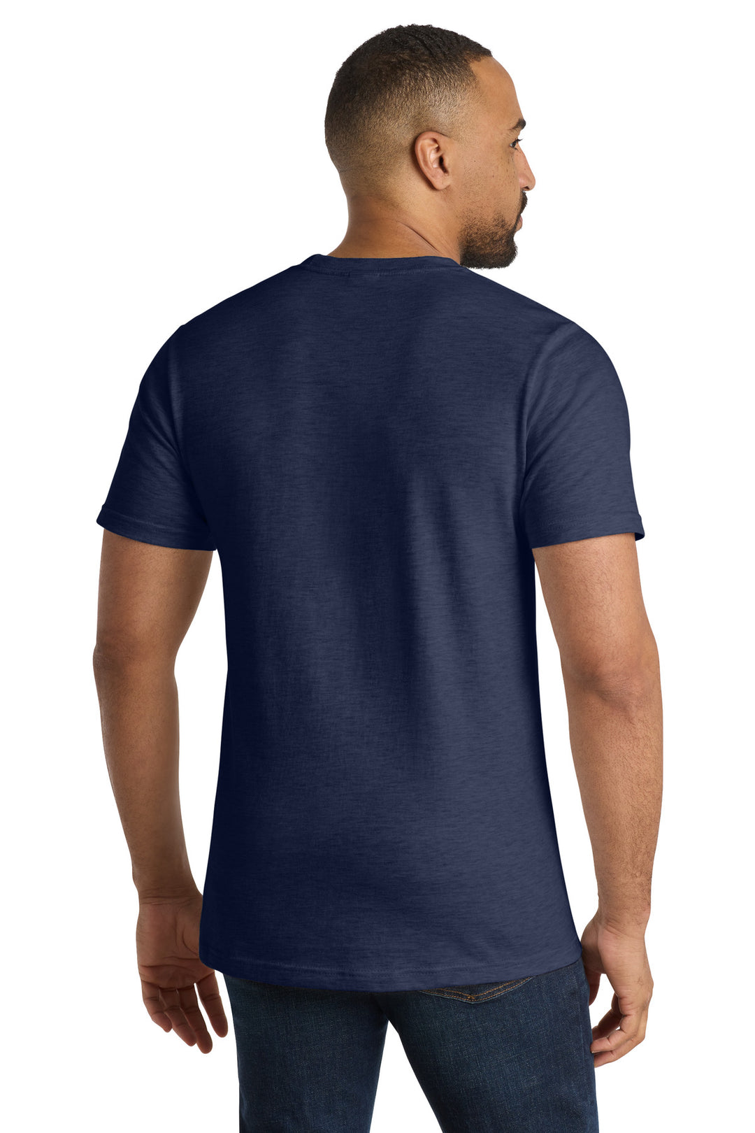 Team Navy Hthr Port & Company Bouncer Tee PC600