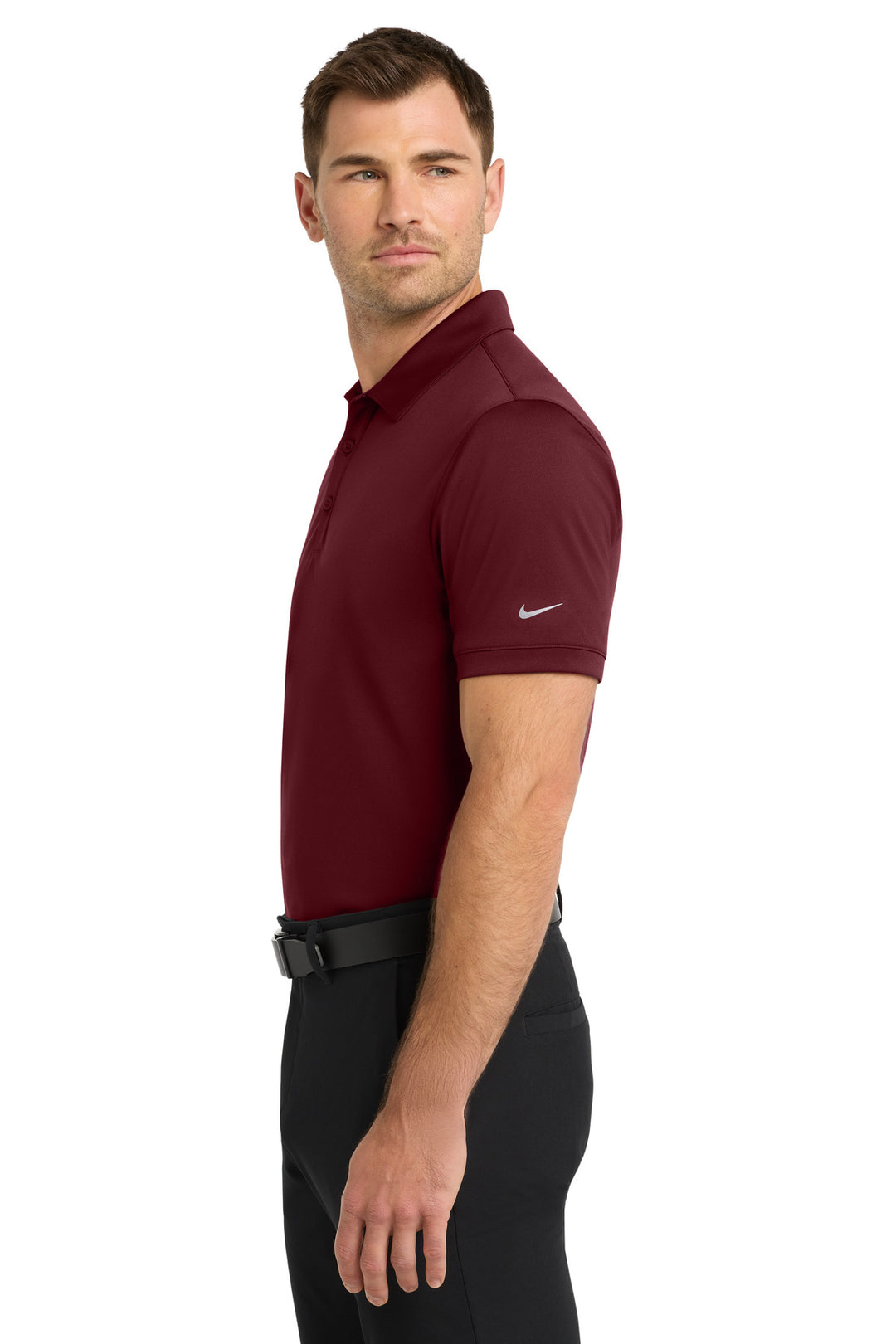 Team Red Nike Dri-FIT Players Modern Fit Polo. 799802
