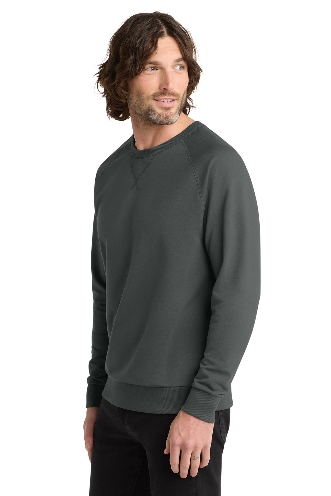 Teraingrey Allmade Unisex Organic French Terry Crewneck Sweatshirt AL4004