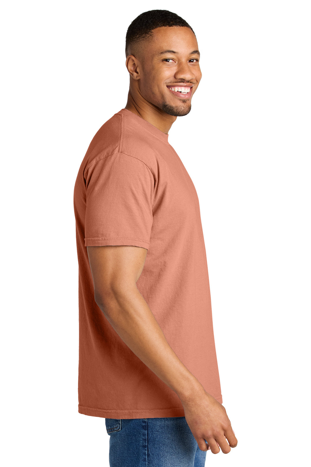 Terracotta COMFORT COLORS Heavyweight Ring Spun Tee. 1717