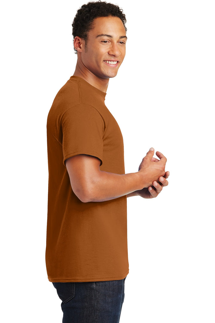 Texas Orange Gildan DryBlend 50 Cotton/50 Poly T-Shirt. 8000