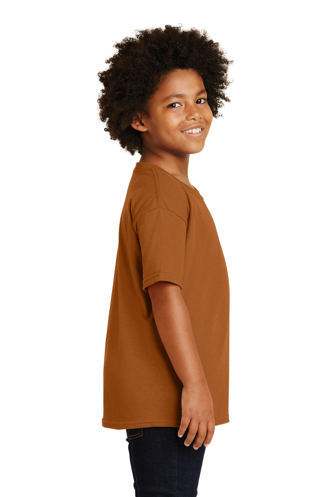 Texas Orange Gildan - Youth Heavy Cotton 100% Cotton T-Shirt. 5000B