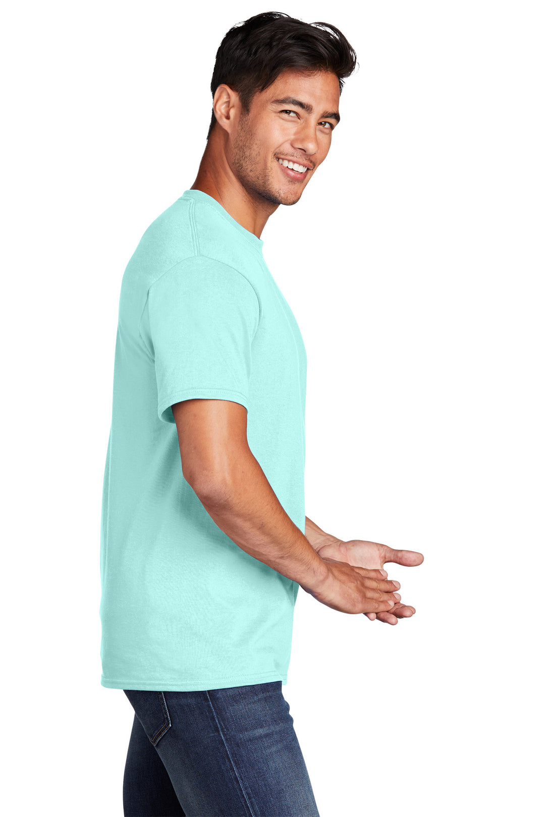 TrCeladon Port & Company - Core Cotton Tee. PC54