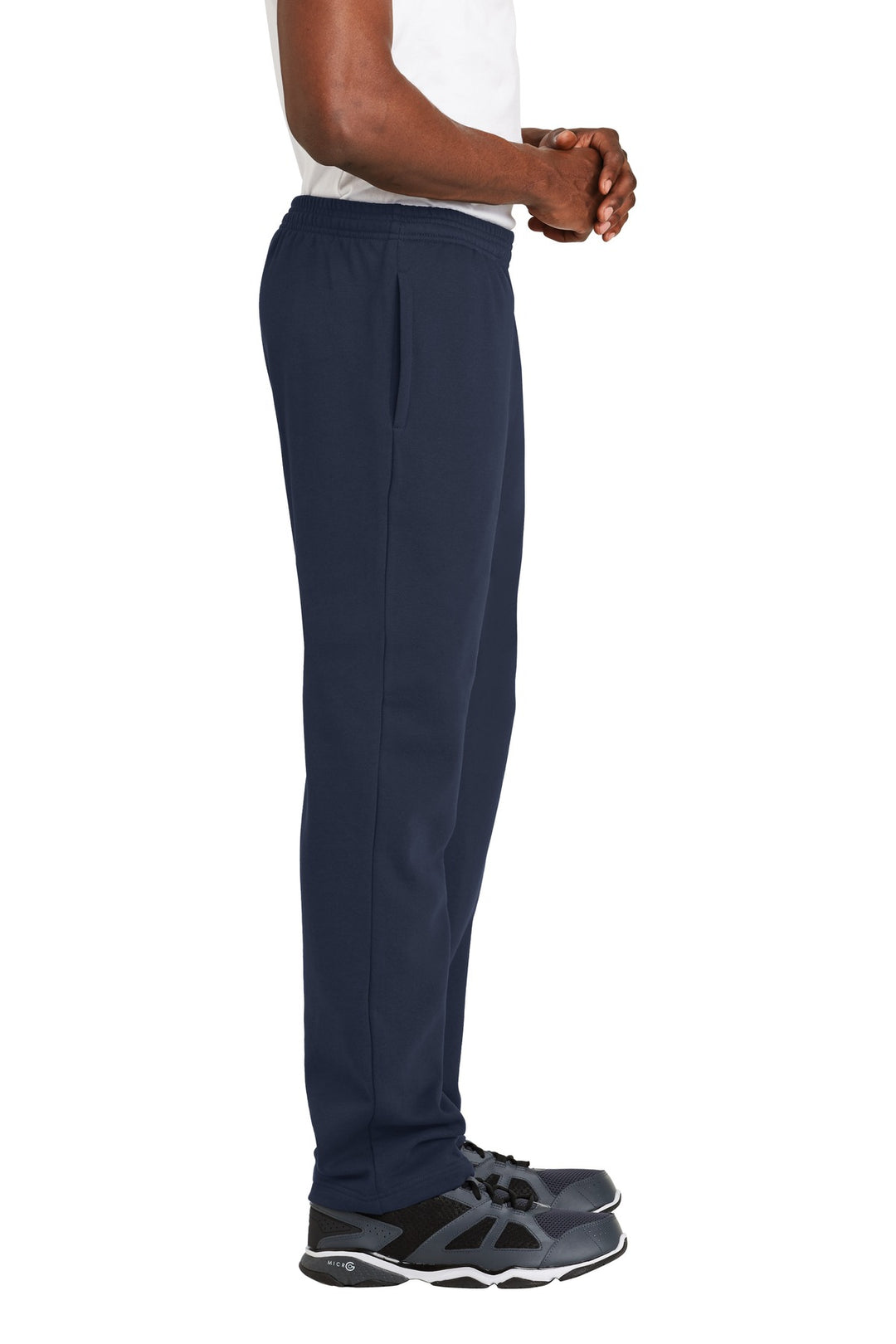 True Navy Sport-Tek Open Bottom Sweatpant. ST257