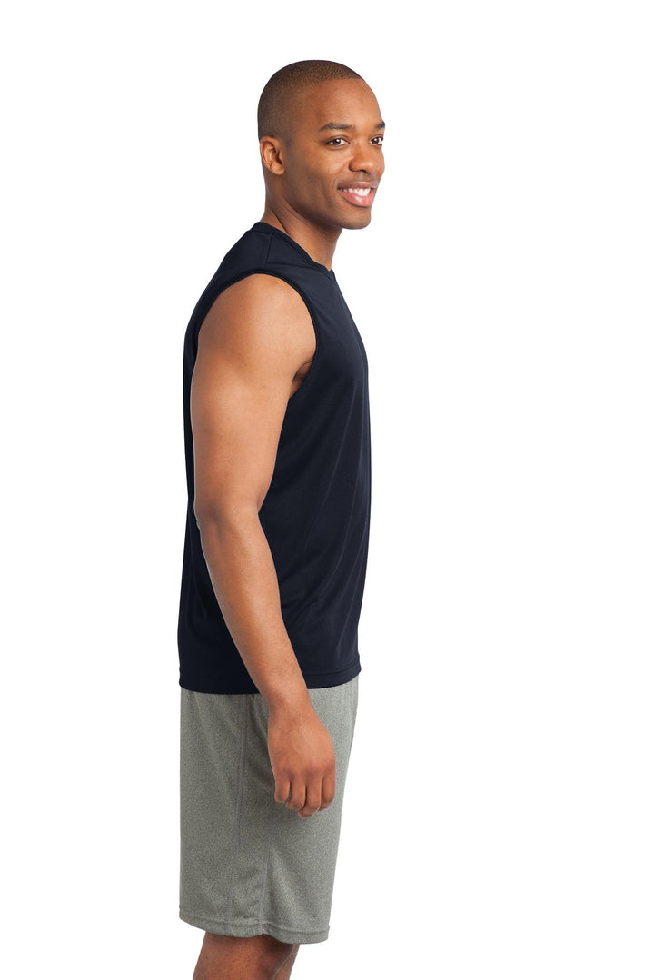 True Navy Sport-Tek Sleeveless PosiCharge Competitor Tee. ST352
