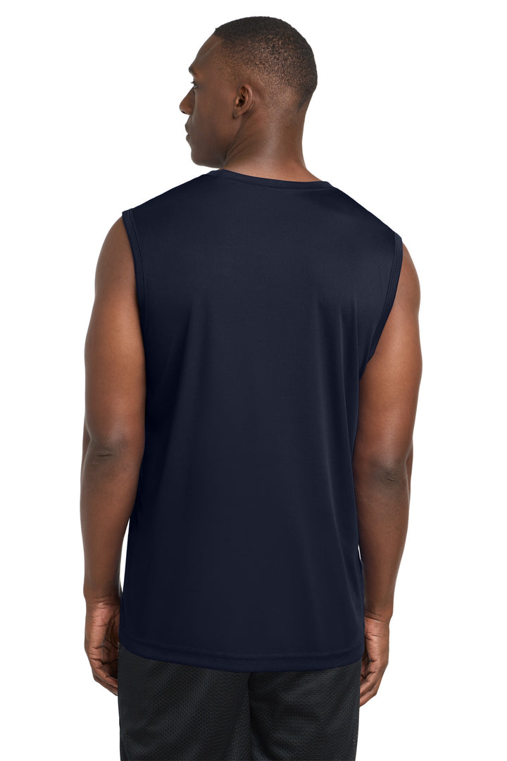True Navy Sport-Tek Sleeveless PosiCharge Competitor Tee. ST352