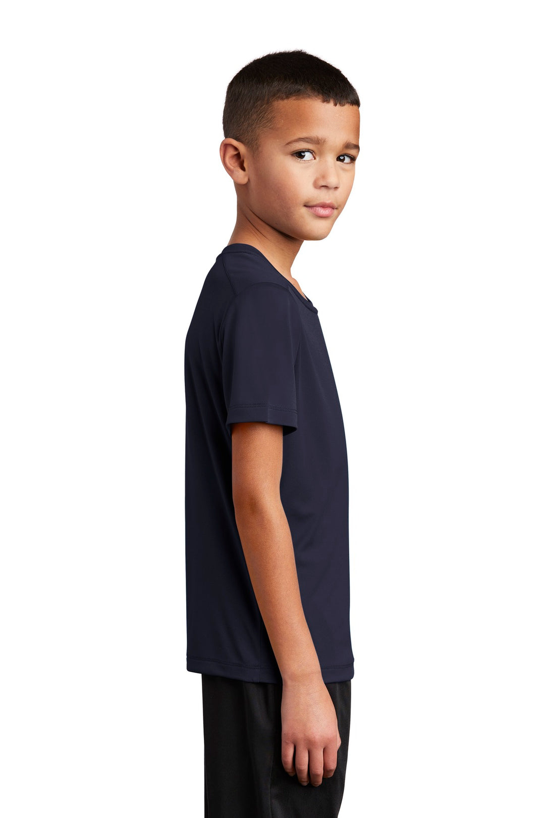 True Navy Sport-Tek Youth Posi-UV Pro Tee. YST420