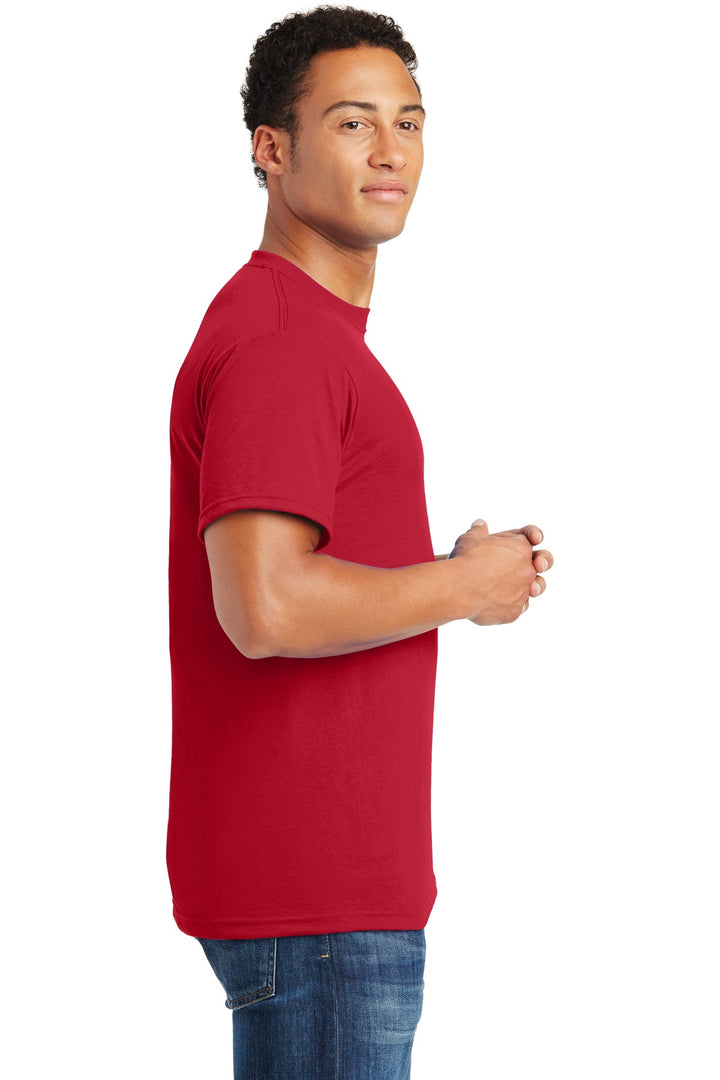True Red Jerzees Dri-Power 100% Polyester T-Shirt. 21M