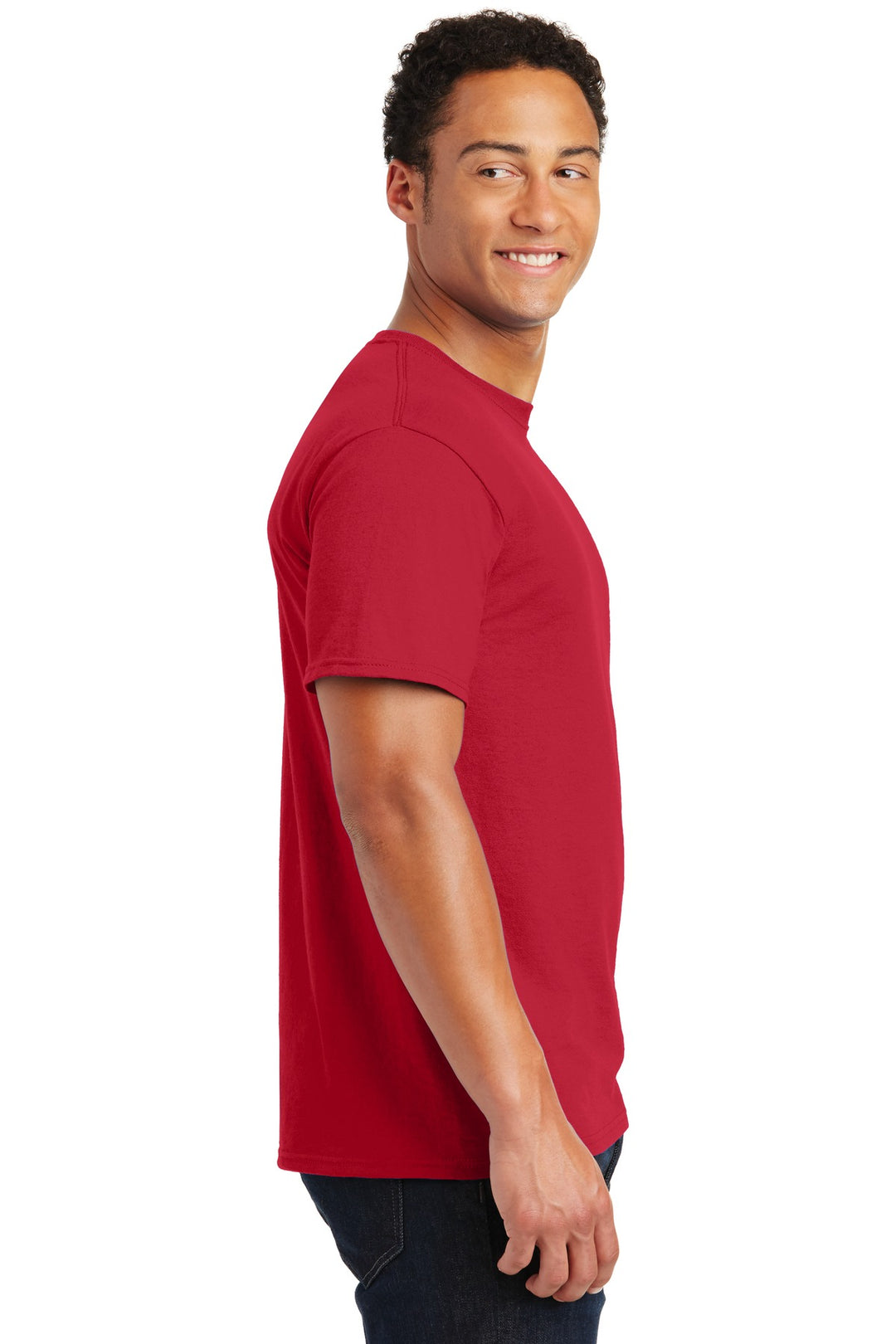 True Red Jerzees - Dri-Power 50/50 Cotton/Poly T-Shirt. 29M
