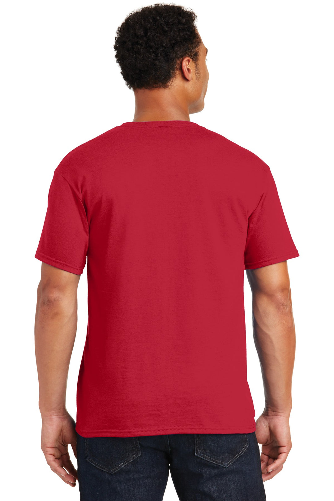 True Red Jerzees - Dri-Power 50/50 Cotton/Poly T-Shirt. 29M