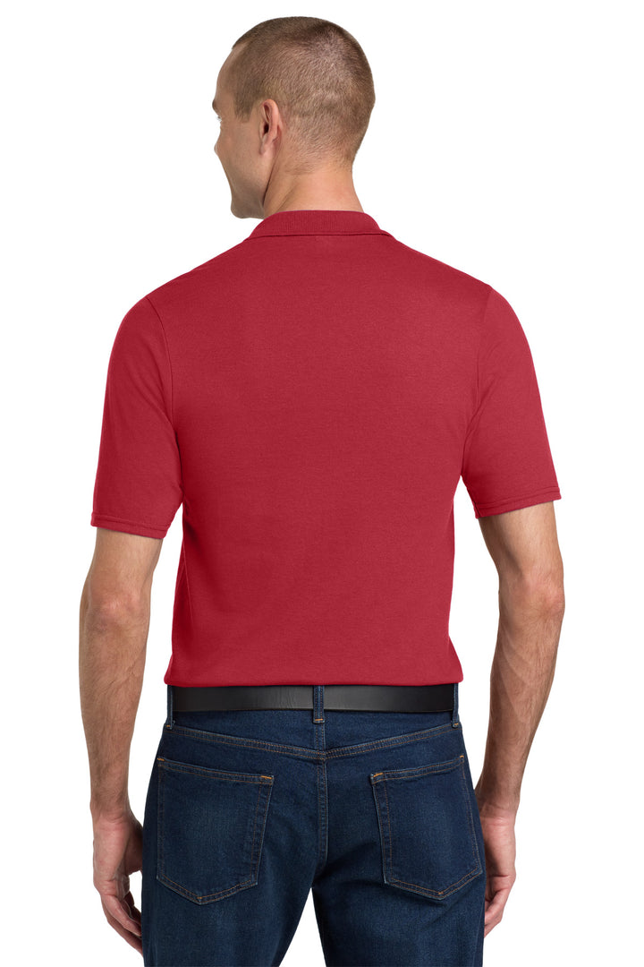 True Red Jerzees Dri-Power Pocket Sport Shirt. 436MP