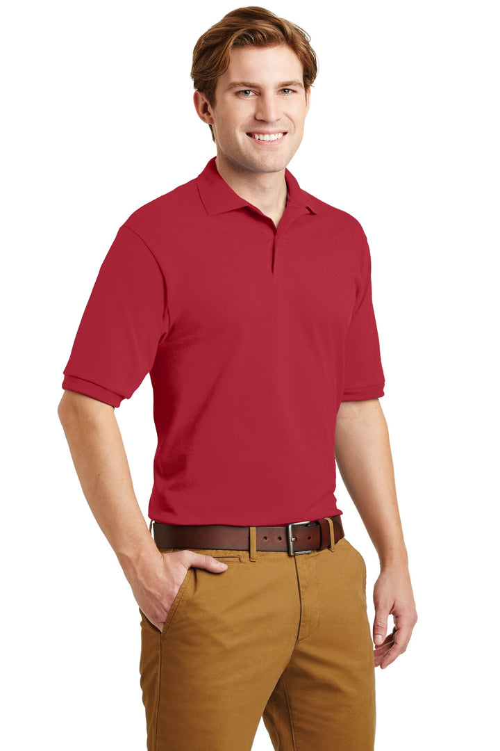 True Red Jerzees Dri-Power Sport Shirt. 437M