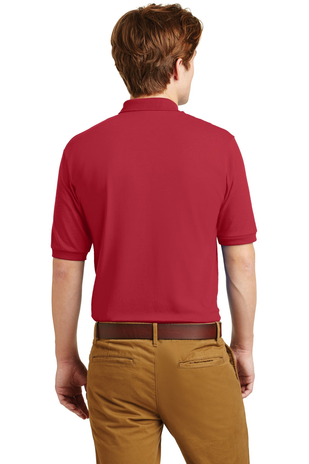 True Red Jerzees Dri-Power Sport Shirt. 437M