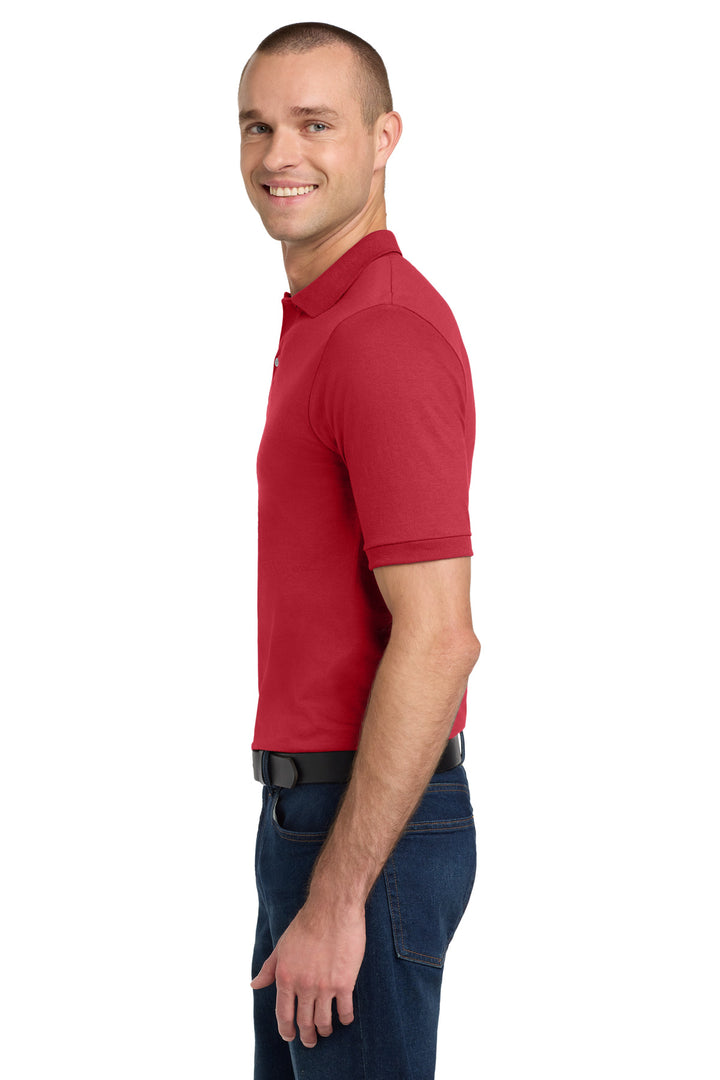 True Red Jerzees Dri-Power Sport Shirt. 437M
