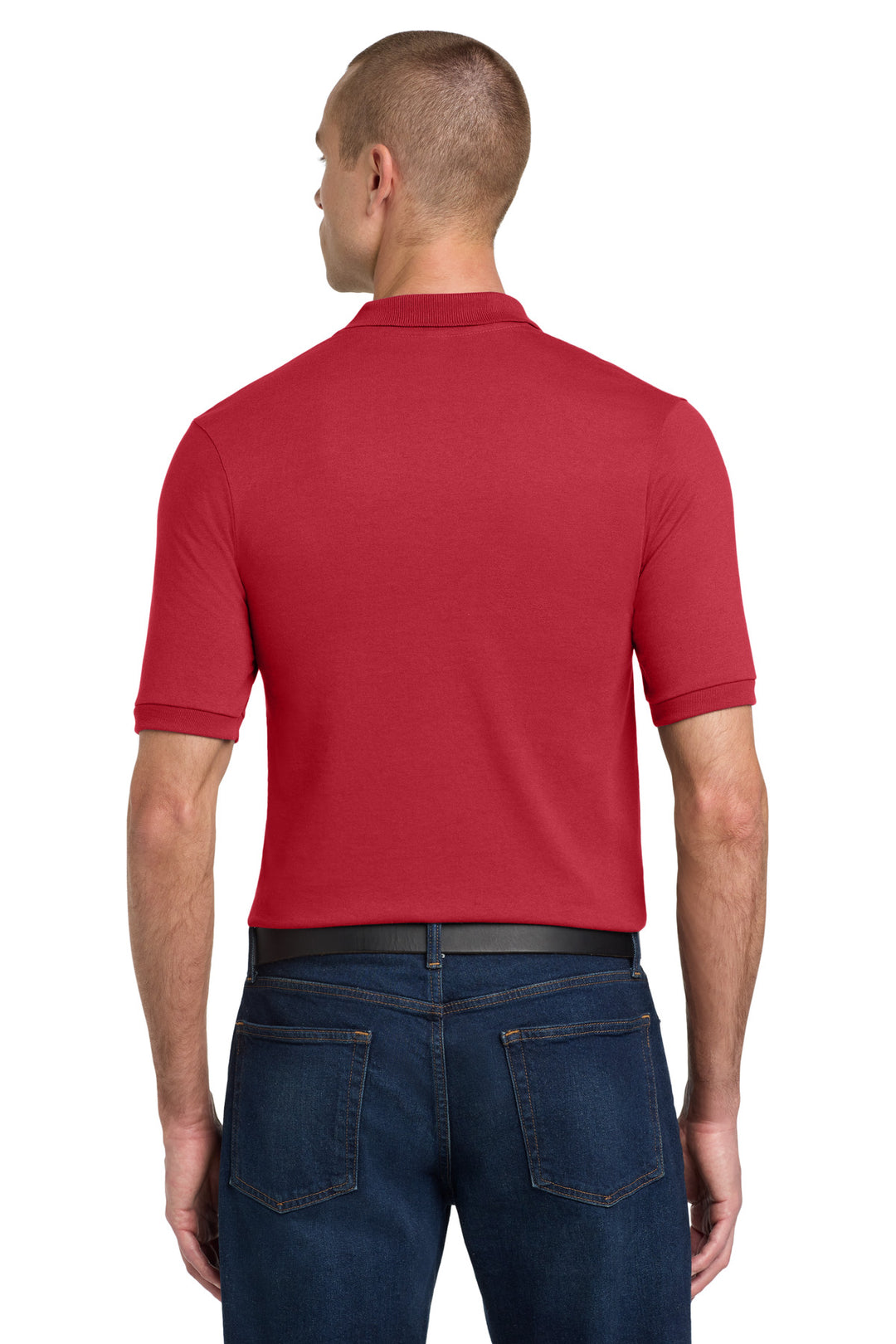 True Red Jerzees Dri-Power Sport Shirt. 437M