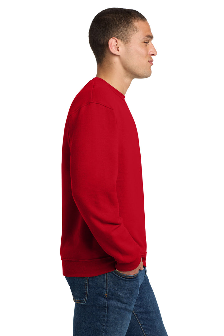 True Red Jerzees - NuBlend Crewneck Sweatshirt. 562M