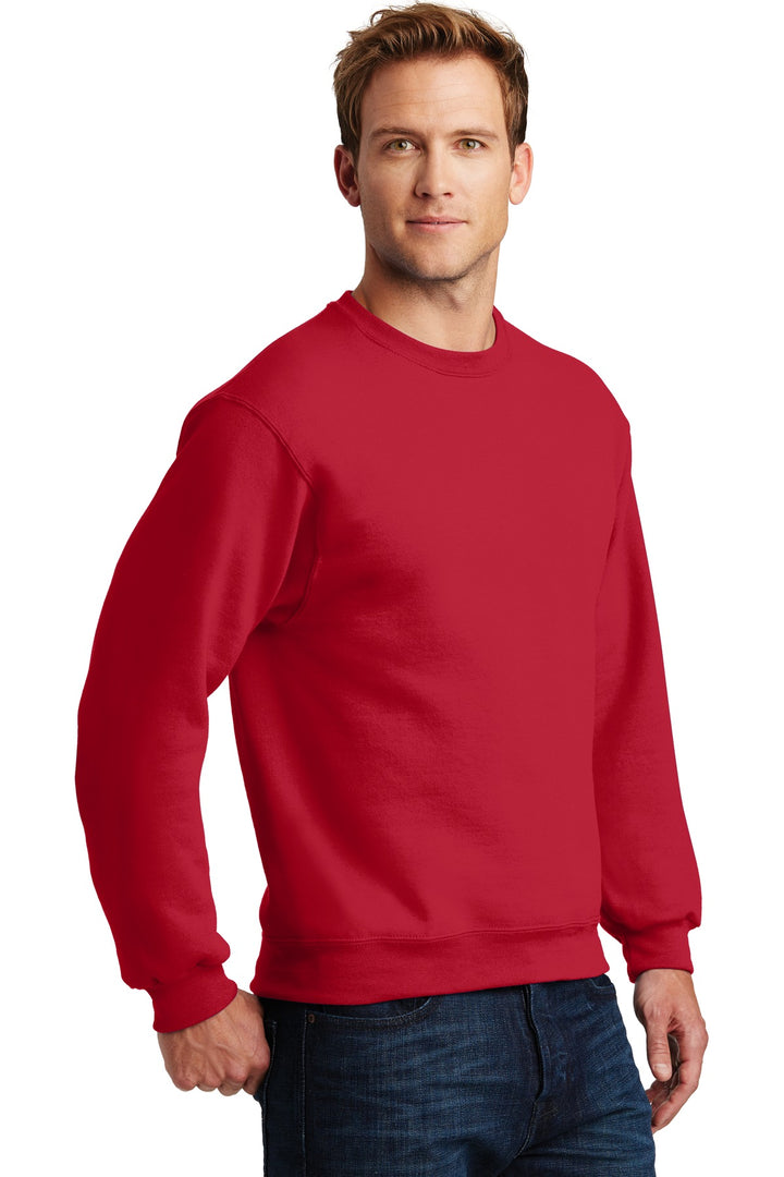 True Red Jerzees Super Sweats NuBlend - Crewneck Sweatshirt. 4662M