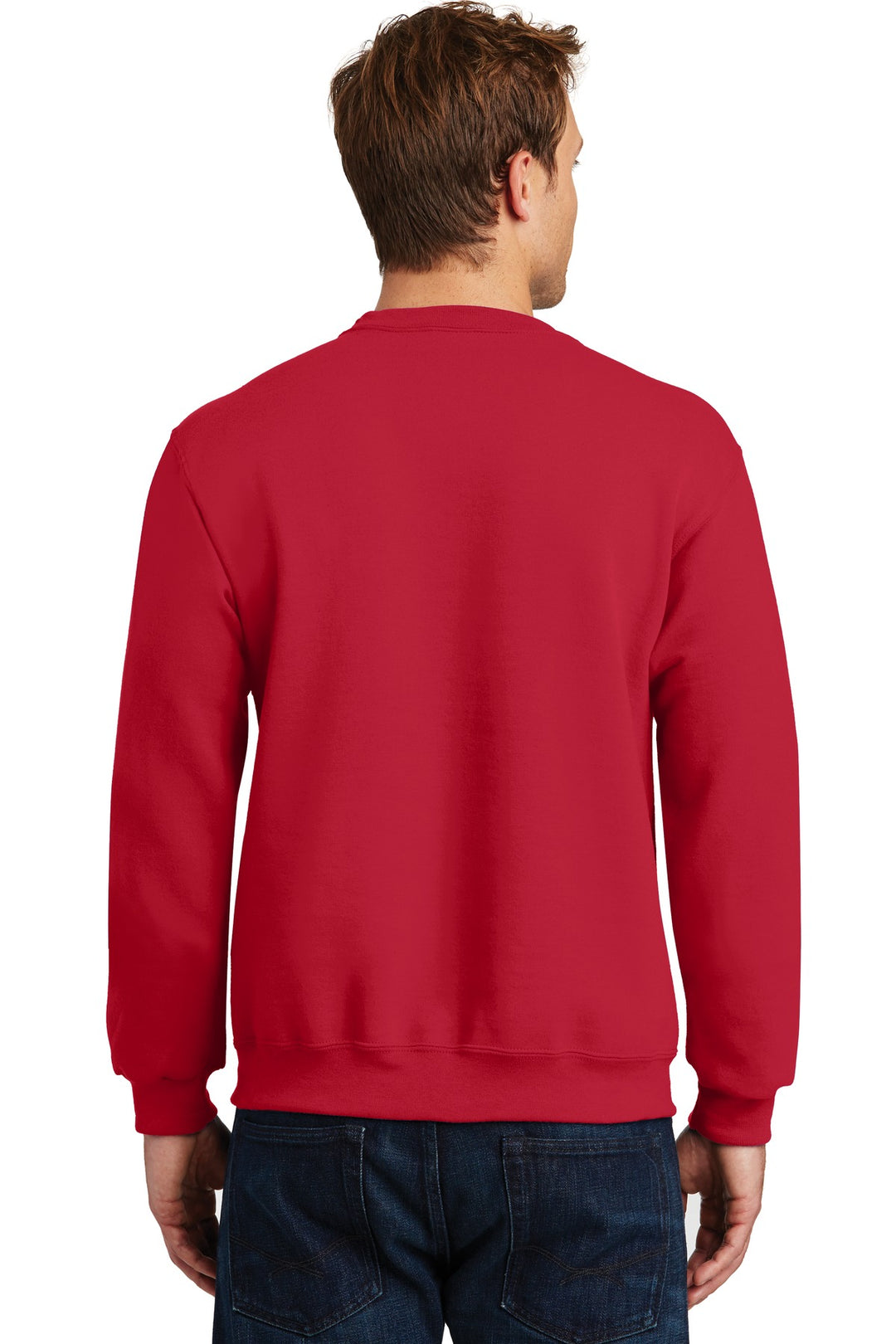 True Red Jerzees Super Sweats NuBlend - Crewneck Sweatshirt. 4662M