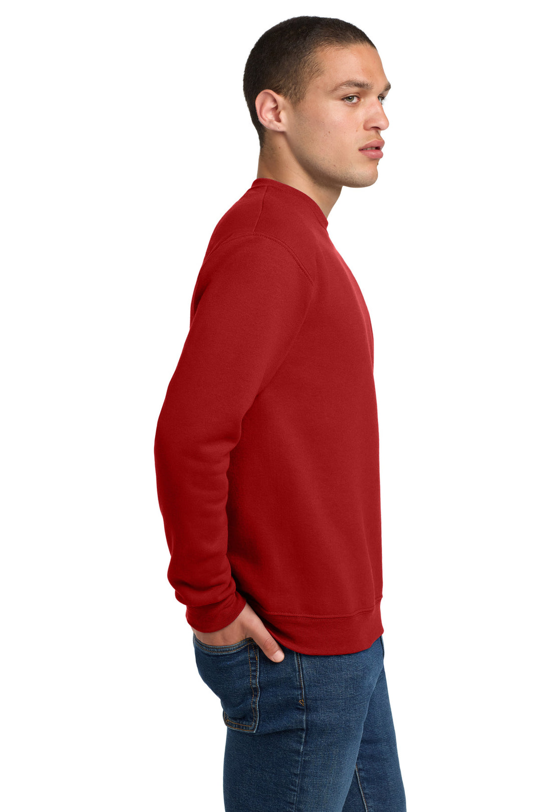 True Red Jerzees Super Sweats NuBlend - Crewneck Sweatshirt. 4662M