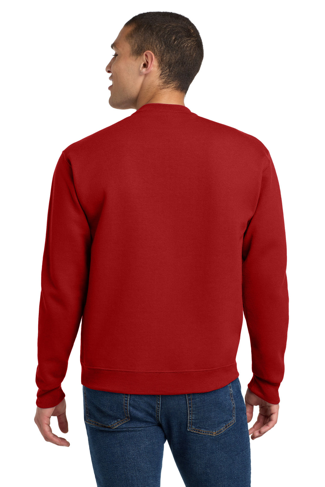True Red Jerzees Super Sweats NuBlend - Crewneck Sweatshirt. 4662M