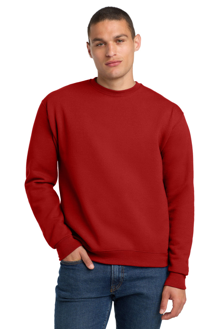 True Red Jerzees Super Sweats NuBlend - Crewneck Sweatshirt. 4662M