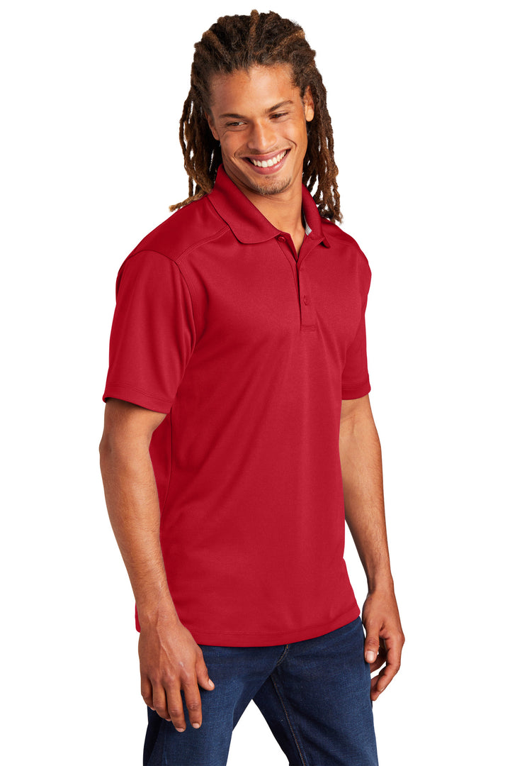 True Red Sport-Tek PosiCharge Micro-Mesh Polo. ST680