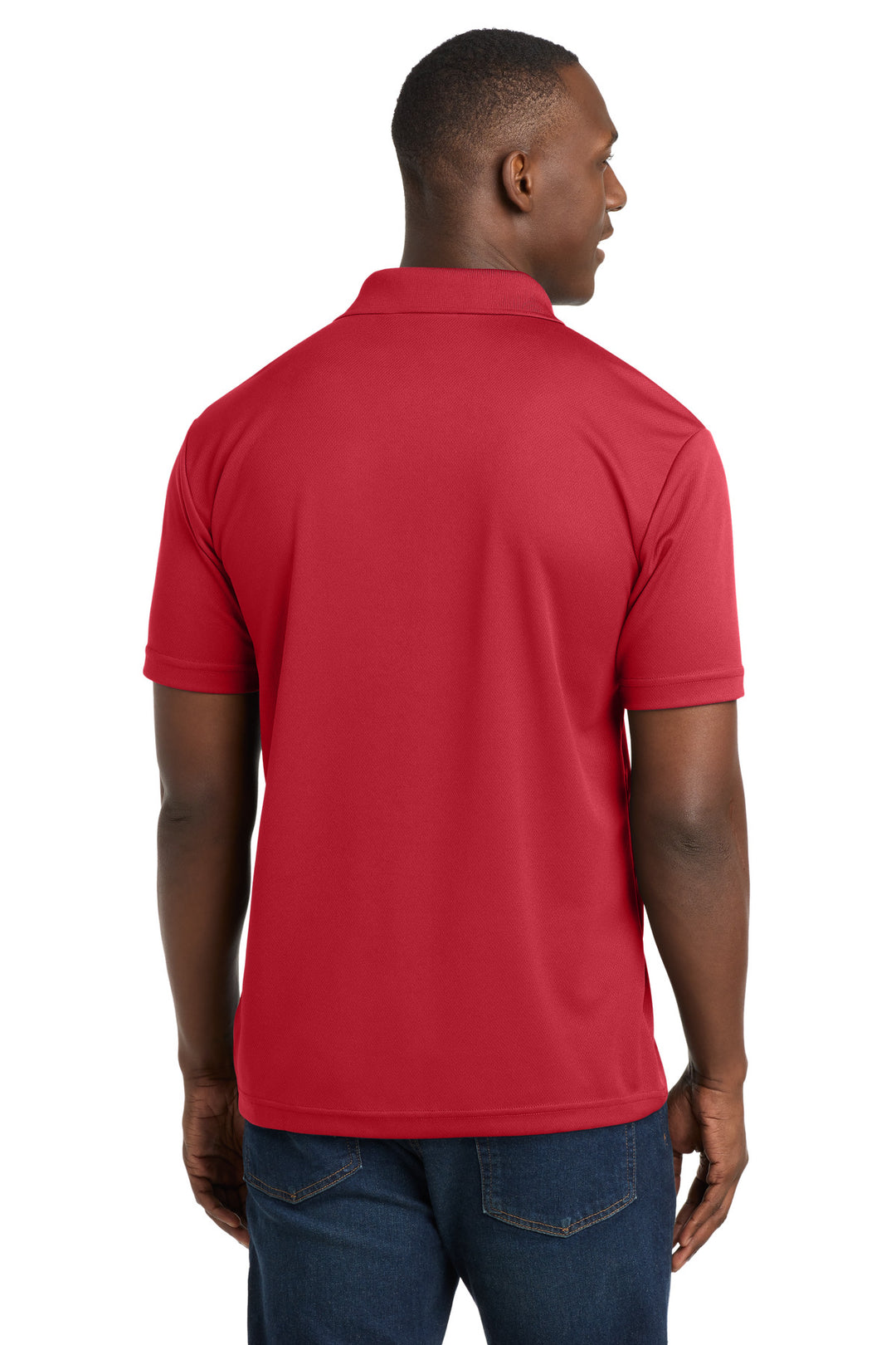 True Red Sport-Tek PosiCharge RacerMesh Polo. ST640