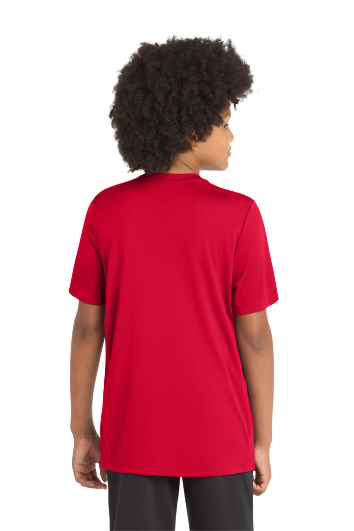 True Red Sport-Tek Youth Posi-UV Pro Tee. YST420