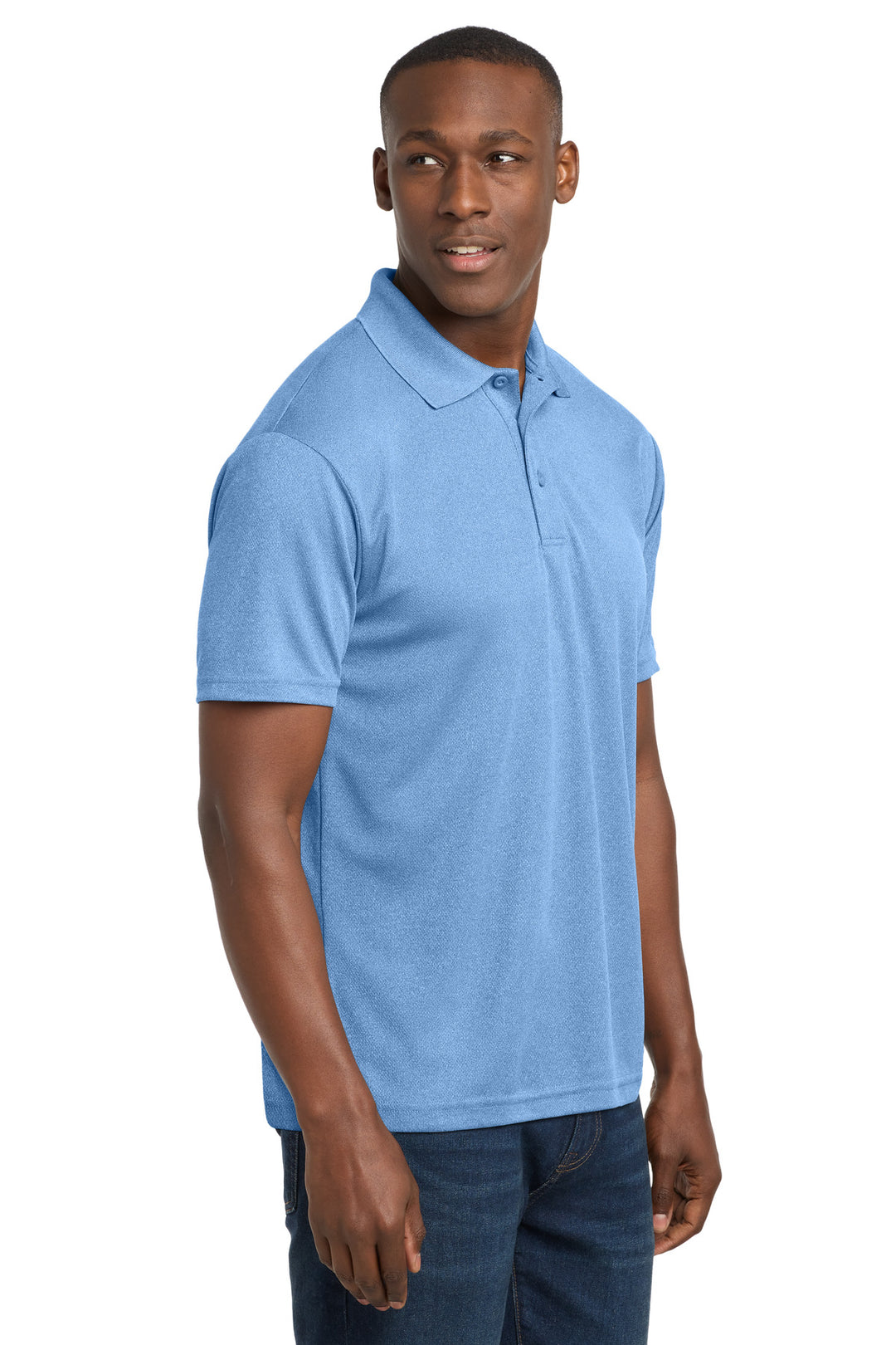 True Royal Hth Sport-Tek PosiCharge RacerMesh Polo. ST640