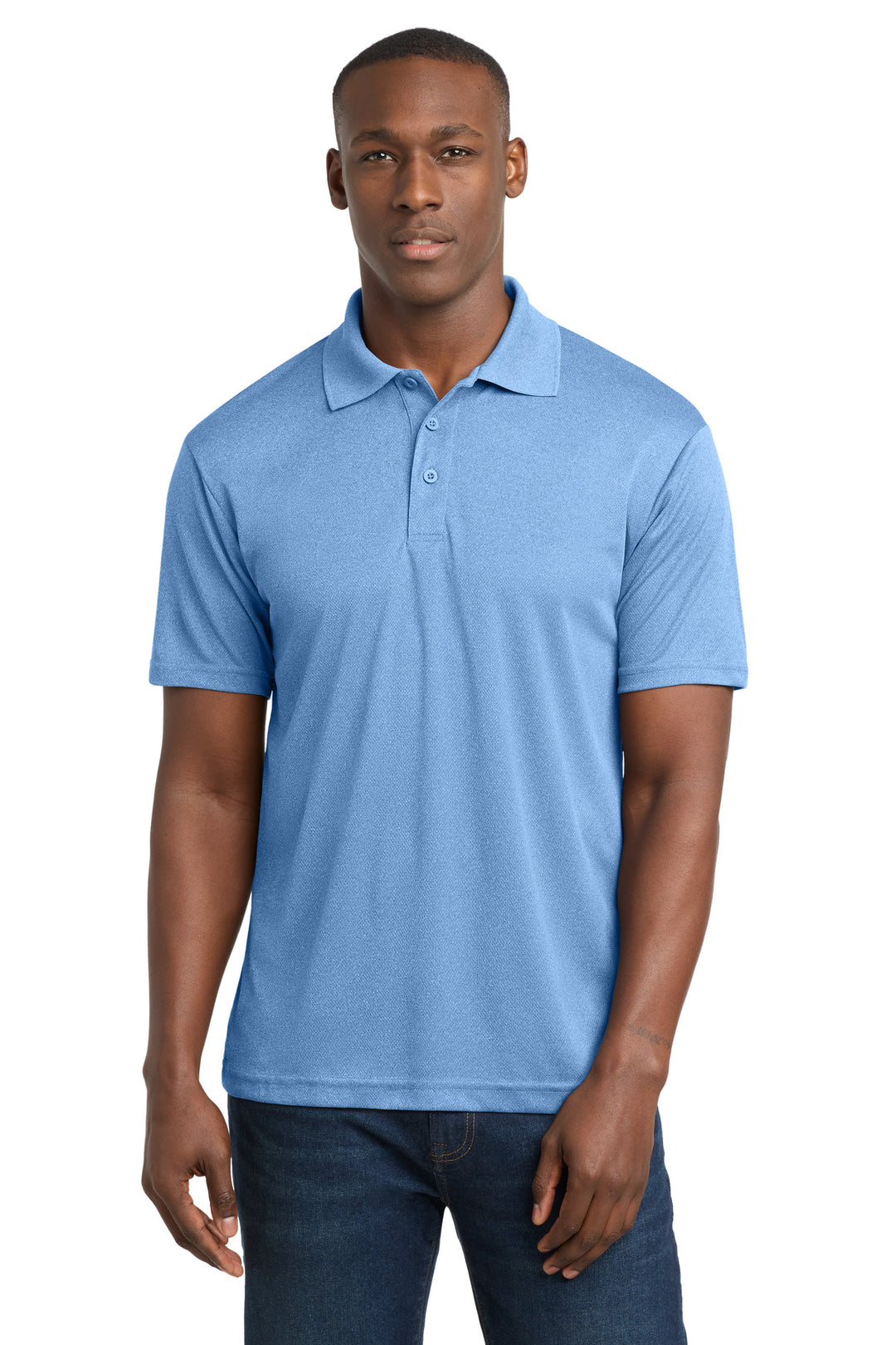 True Royal Hth Sport-Tek PosiCharge RacerMesh Polo. ST640