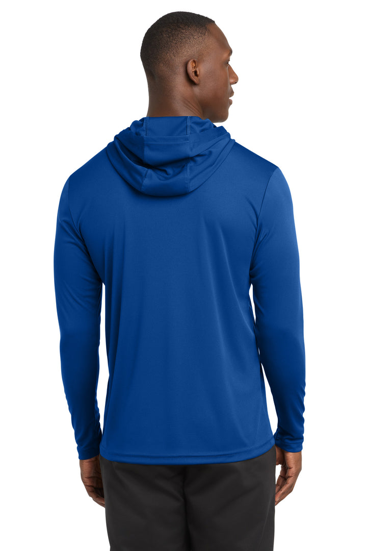 True Royal Sport-Tek PosiCharge Competitor Hooded Pullover. ST358
