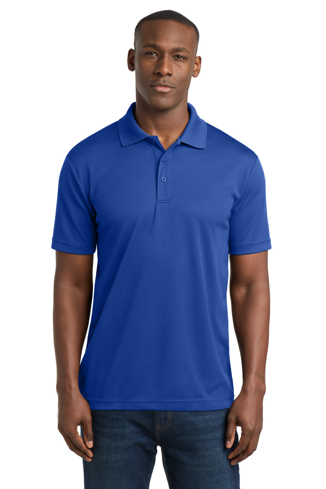 True Royal Sport-Tek PosiCharge RacerMesh Polo. ST640