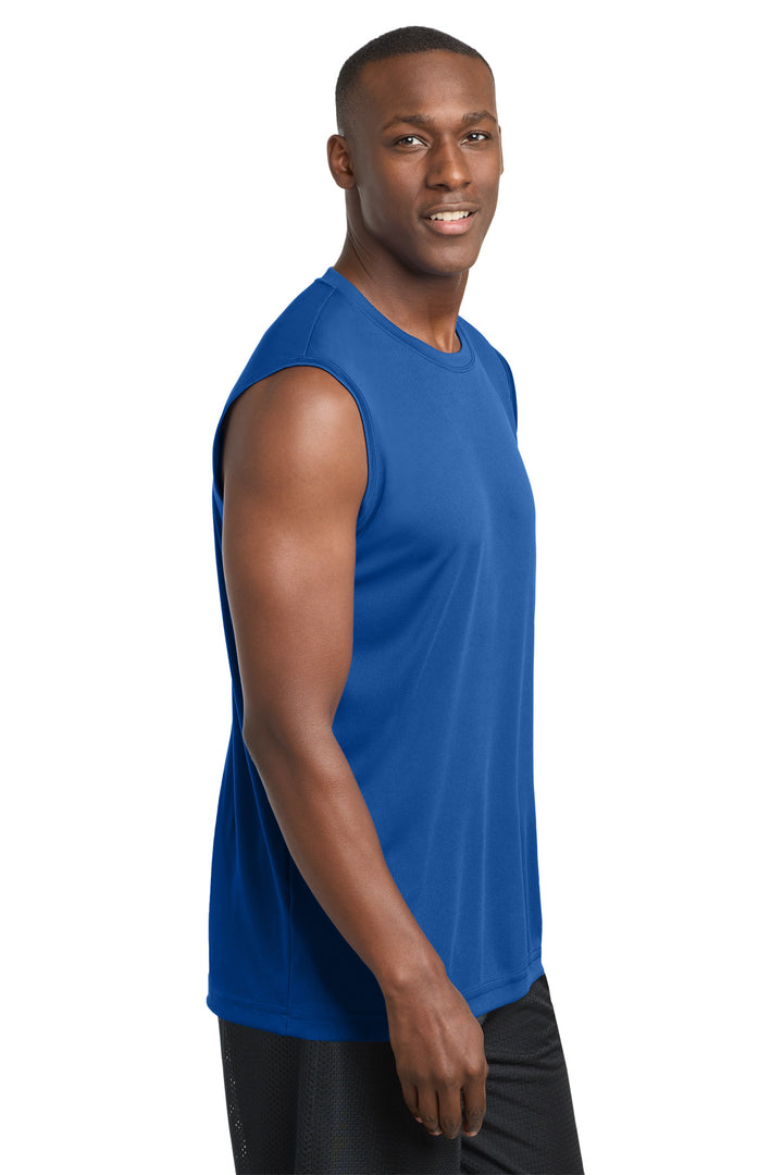 True Royal Sport-Tek Sleeveless PosiCharge Competitor Tee. ST352