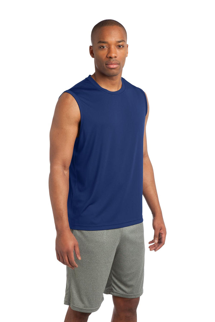 True Royal Sport-Tek Sleeveless PosiCharge Competitor Tee. ST352
